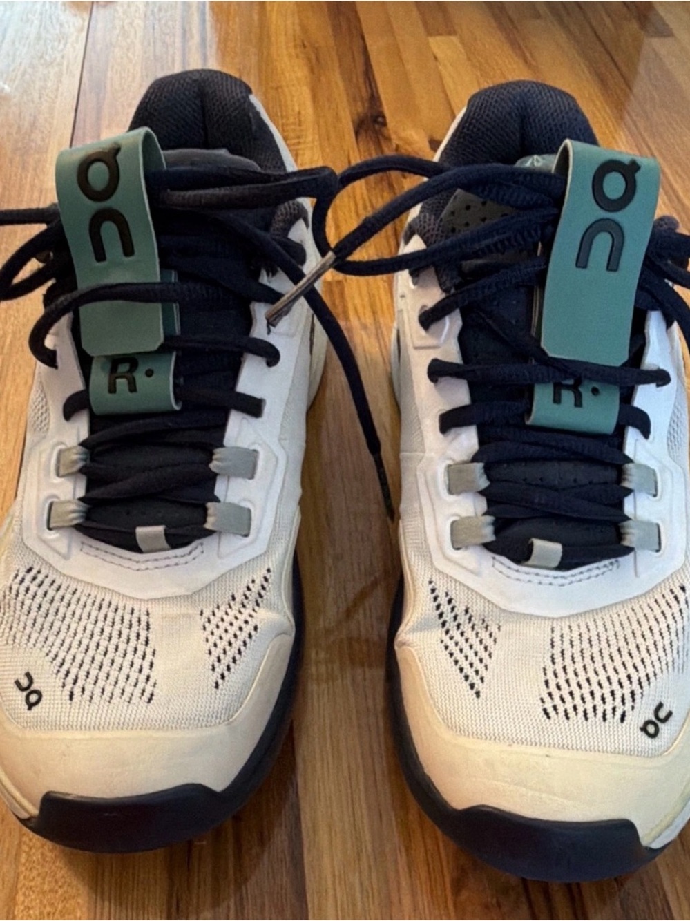 On Running Women’s Cloudstyle Sneakers in White, Black & Green